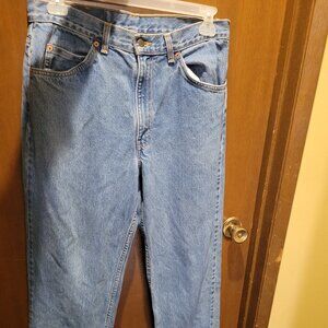 Levis orange tab faded wide jeans, made in Canada